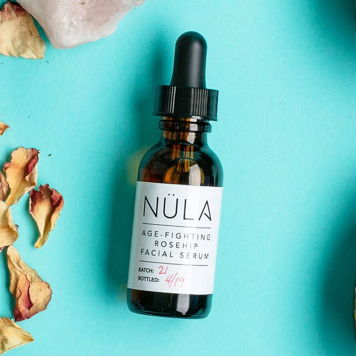 Age-Fighting Rosehip facial serum for wholesale by NÜLA Salon & Apothecary