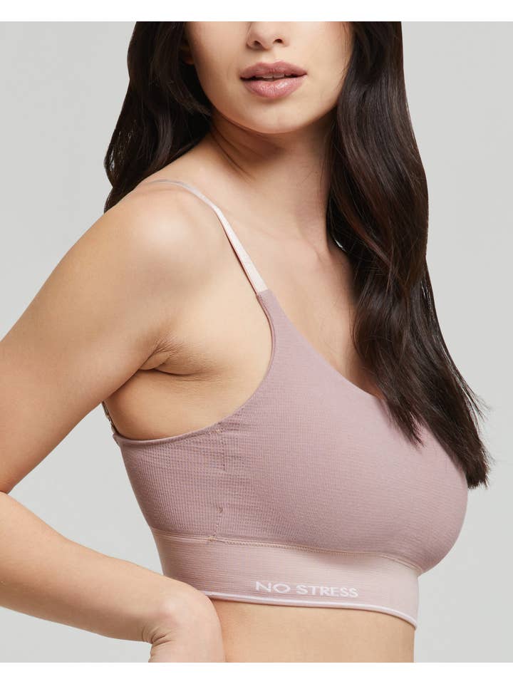 Bellissima - Wholesale Bra – Women's - NO STRESS Seamless Cotton Bra with Removable Cups
