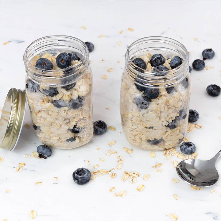 Kurated Korner - Wholesale Jar - Cornucopia 16oz Plastic Mason Jars with Metal Lids (8pk)6