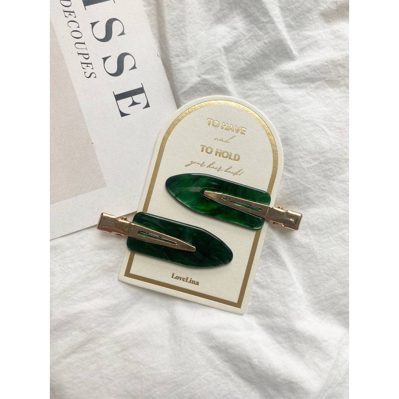 LoveLina - Vendita all'ingrosso Set di accessori per capelli - Donna - Set di fermagli per capelli senza pieghe - DEBBIE4