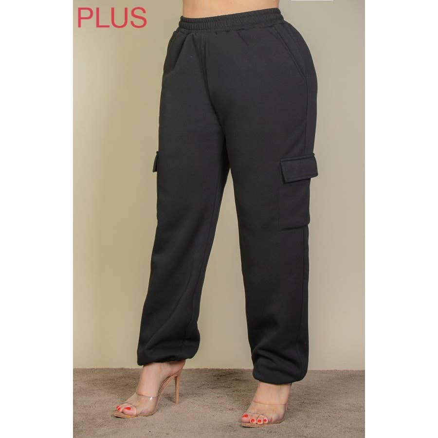 Timeless - Wholesale Athletic Sweatpants/Joggers - Women's - PLUS Cargo Jogger Sweatpants13
