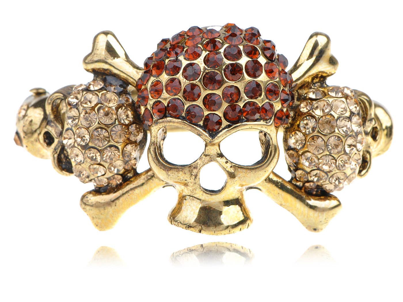 AK Brand – wholesale Cuff bracelet – Skull Crossbone Cuff Bangle Bracelet5