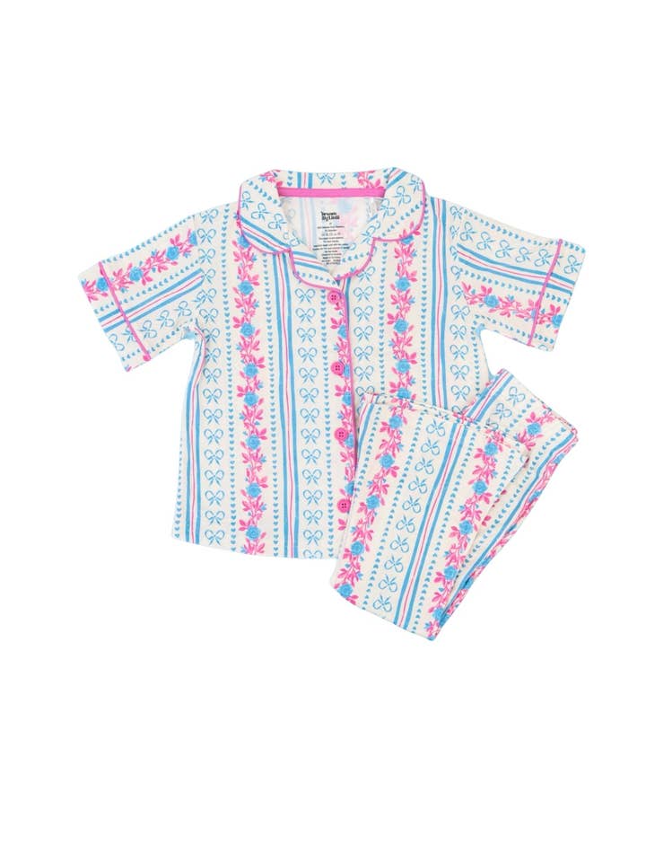 Dream Big Little Co. - Wholesale Sleepwear Set - Kids - PETITE POSIE DREAM GIRL'S FLARE SET13