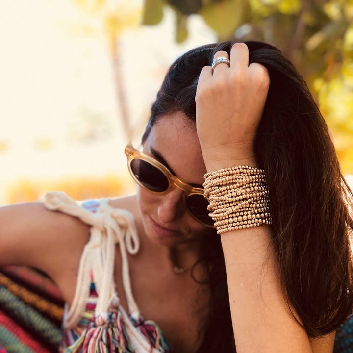 22 Jewelry - Wholesale Beaded Bracelet - NOOR BRACELET 4MM1