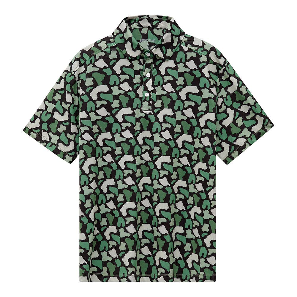 Meripex Apparel - Wholesale Polo - Men's - Green Duck Camo Polo2