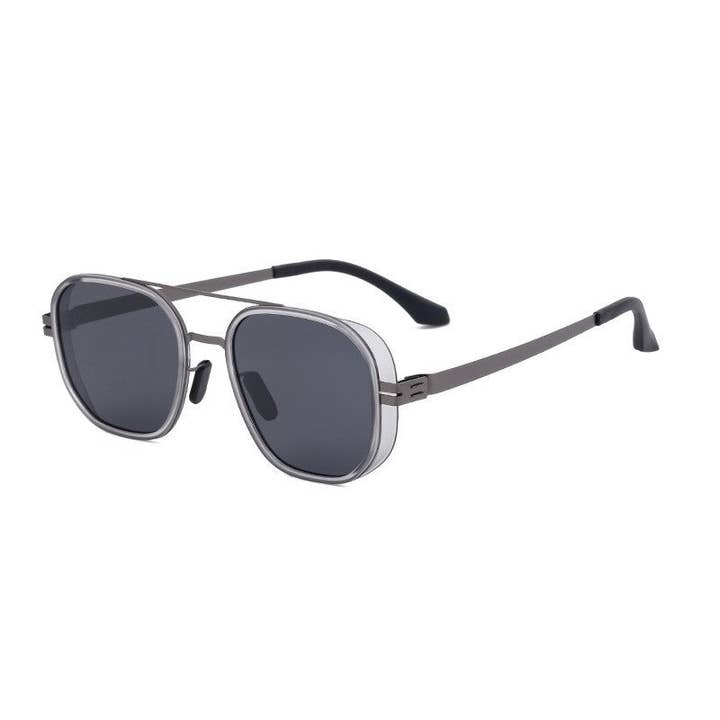 Mirazshoes WholeSale - Wholesale Sunglasses - Men's - Men's Fashion Polarized Round Frame Sunglasses3