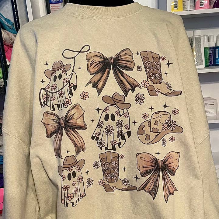 Felpa Cowboy Ghost per la vendita all'ingrosso da parte di StricklandDesignCo