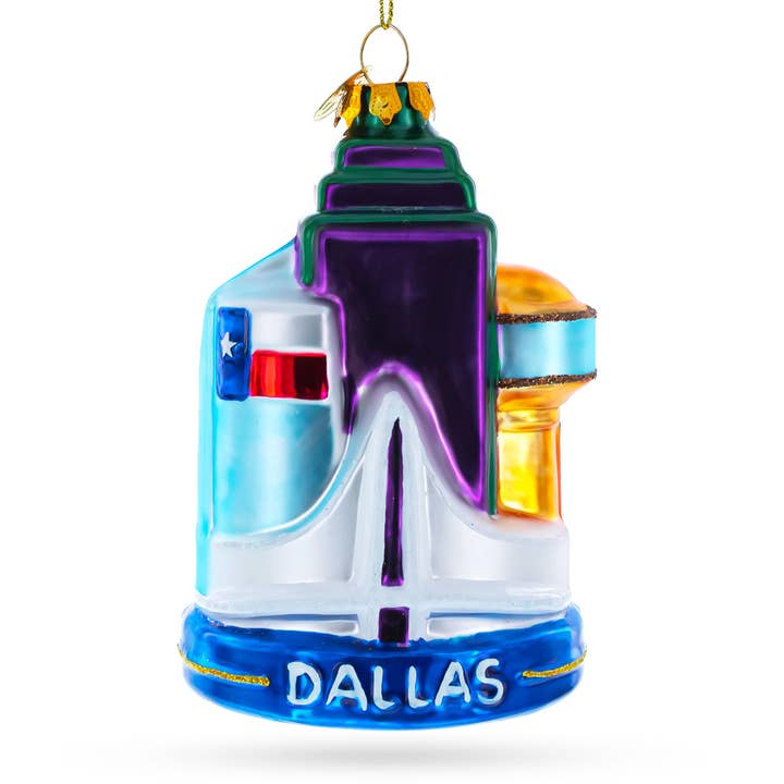 BestPysanky – Großhandel Verzierung – Wahrzeichen von Dallas, Texas Glasornament