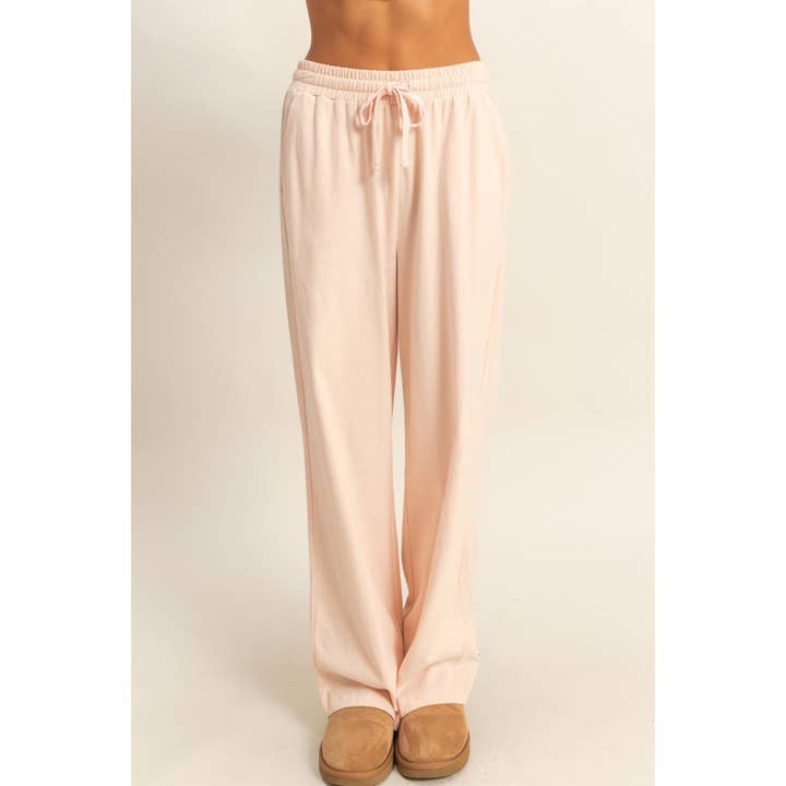 Pantalon taille haute à cordon de serrage pour la vente par Double Zero
