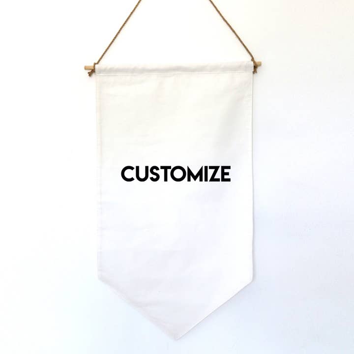 * HANGING BANNER (small) for wholesale by Wildwood Landing