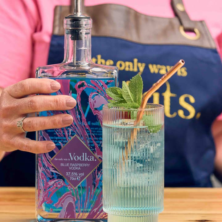 The Only Way Is Spirits – wholesale Vodka – Blue Raspberry Vodka | Raspberry Flavoured Vodka 70cl4