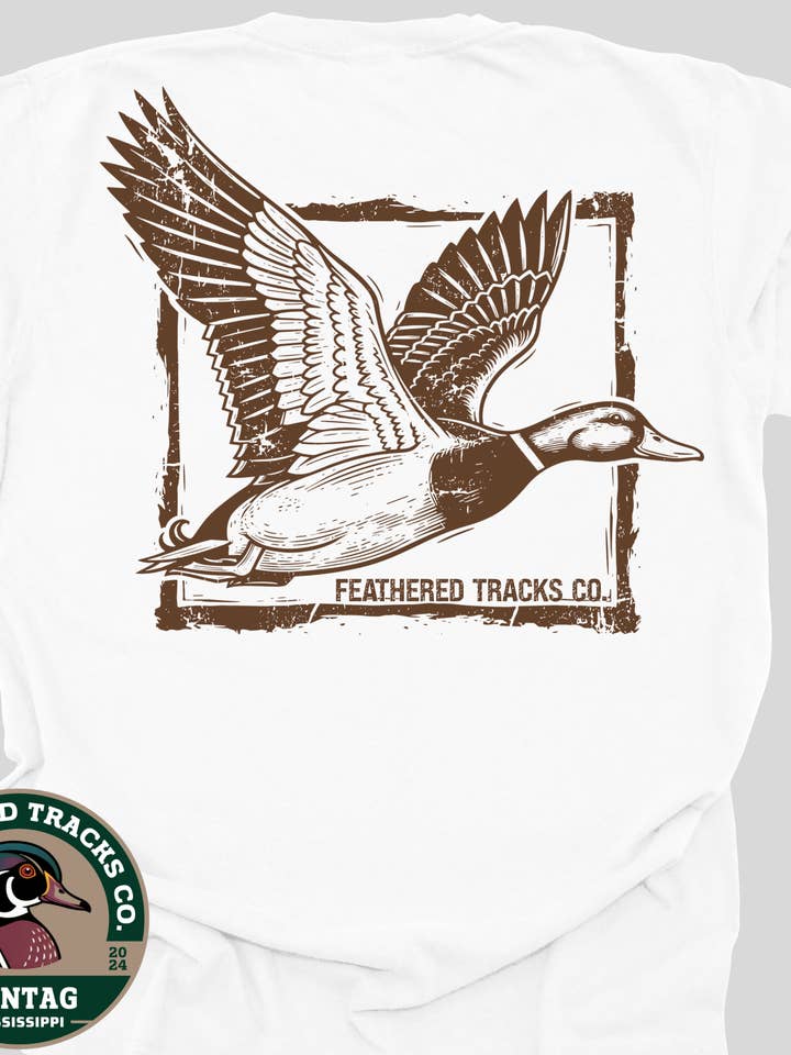 Camiseta Vintage de Caza de Patos para venta al por mayor de Feathered Tracks Co.