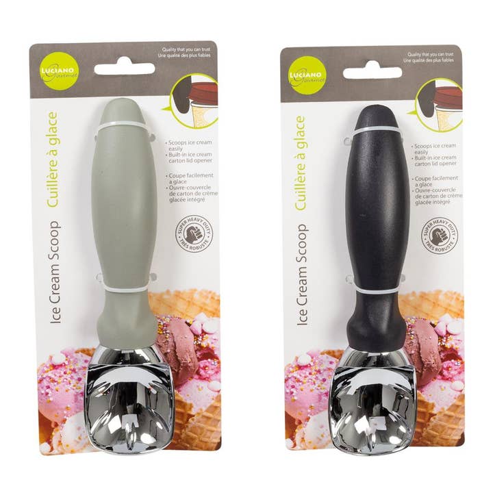 Luciano Gourmet - Wholesale Ice Cream Scoop - Luciano Gourmet Heavy-Duty Ice Cream Scoop, ast. 2 colors