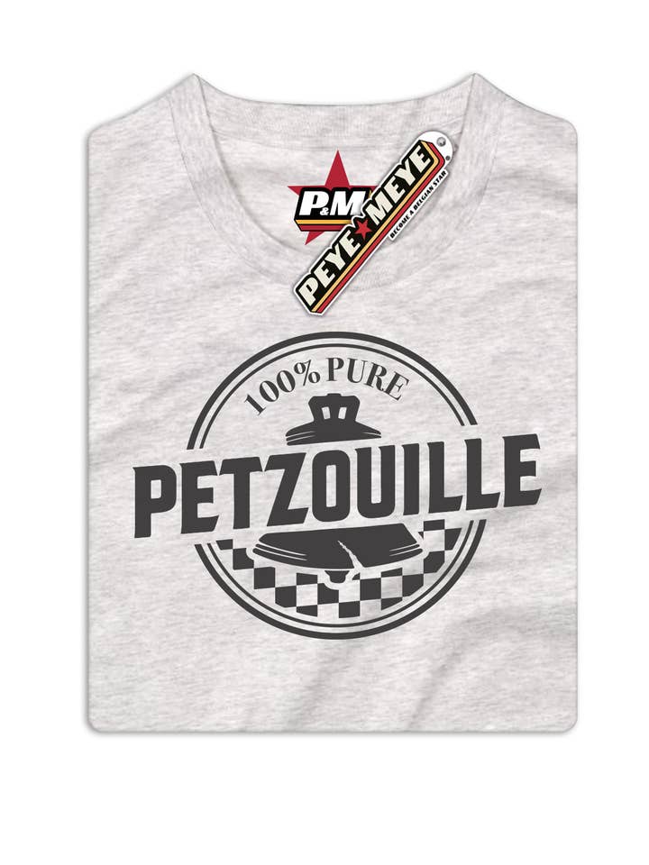 Uniseks T-shirt 100% Pure Petzouille voor wholesale door Peye et Meye