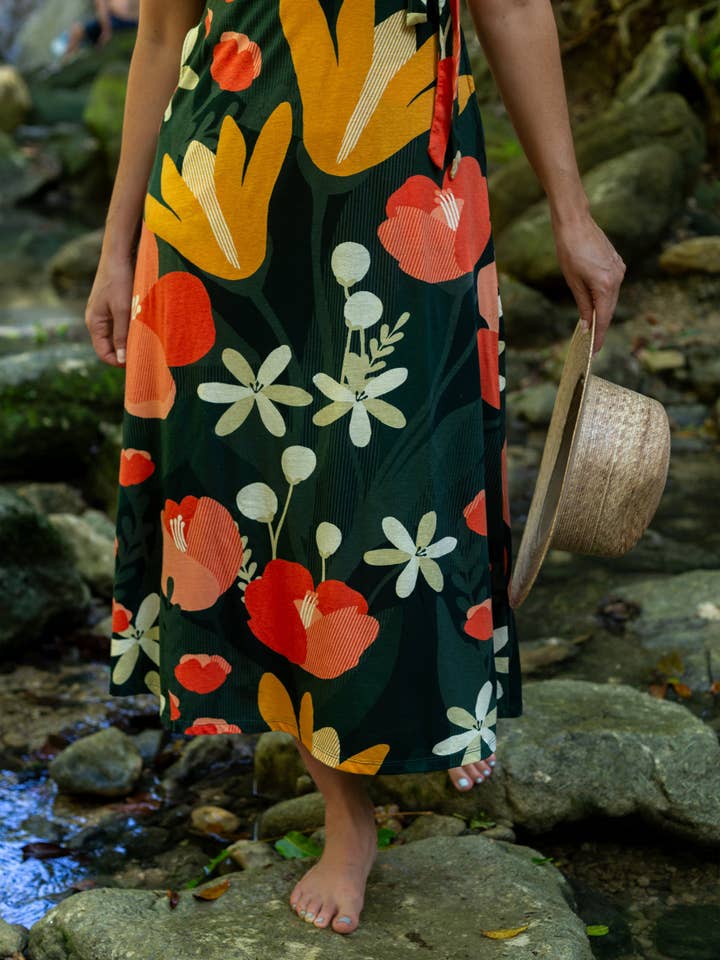 Happy Earth - Wholesale Dress - Women's - Isla Midi Dress | Paradise