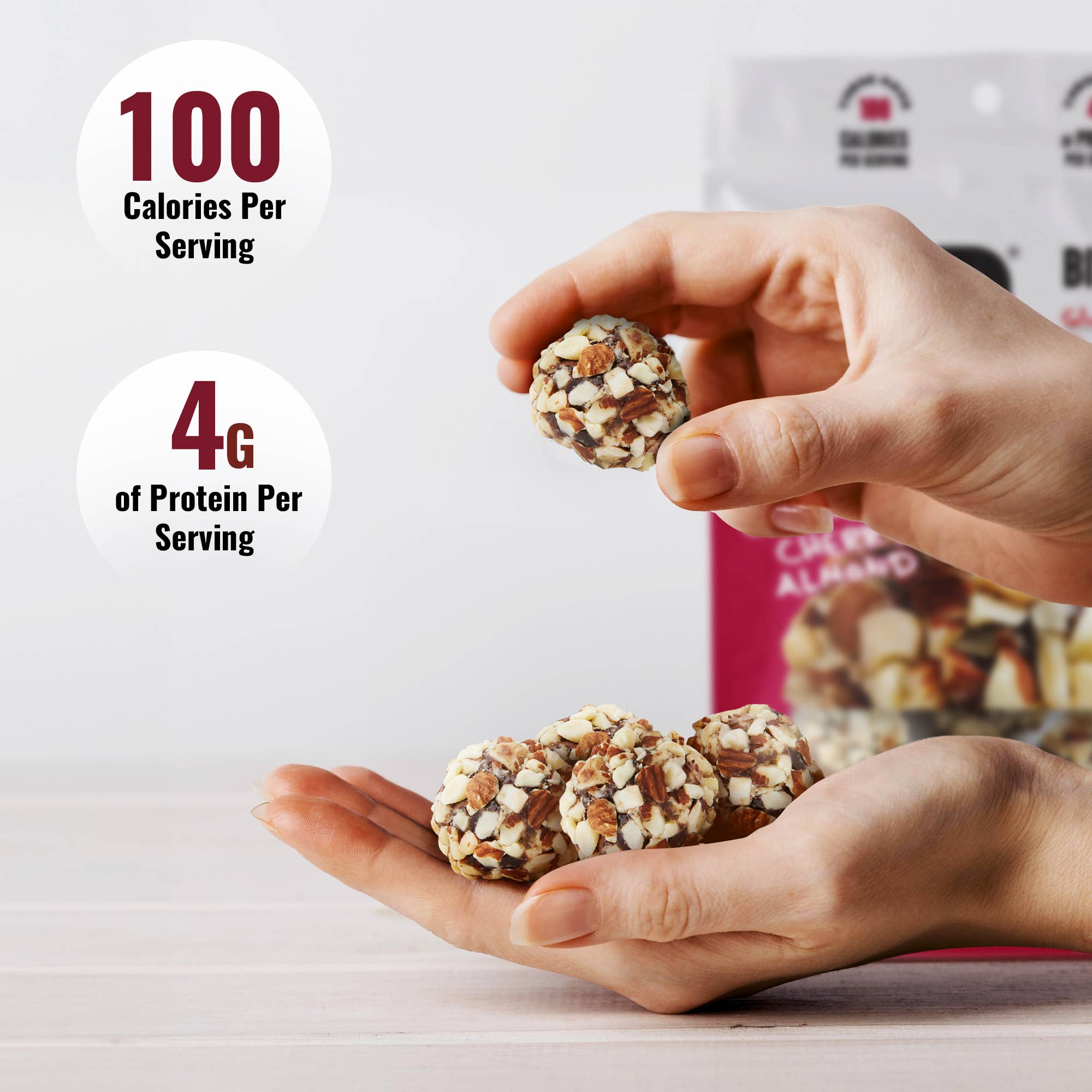 The GFB - Wholesale Snack Bar - Chocolate Cherry Almond Gluten Free Protein Bites2