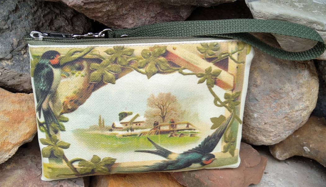 Old Bagzz - Wholesale Wristlet - Scenic Vintage Postcard Wristlet1