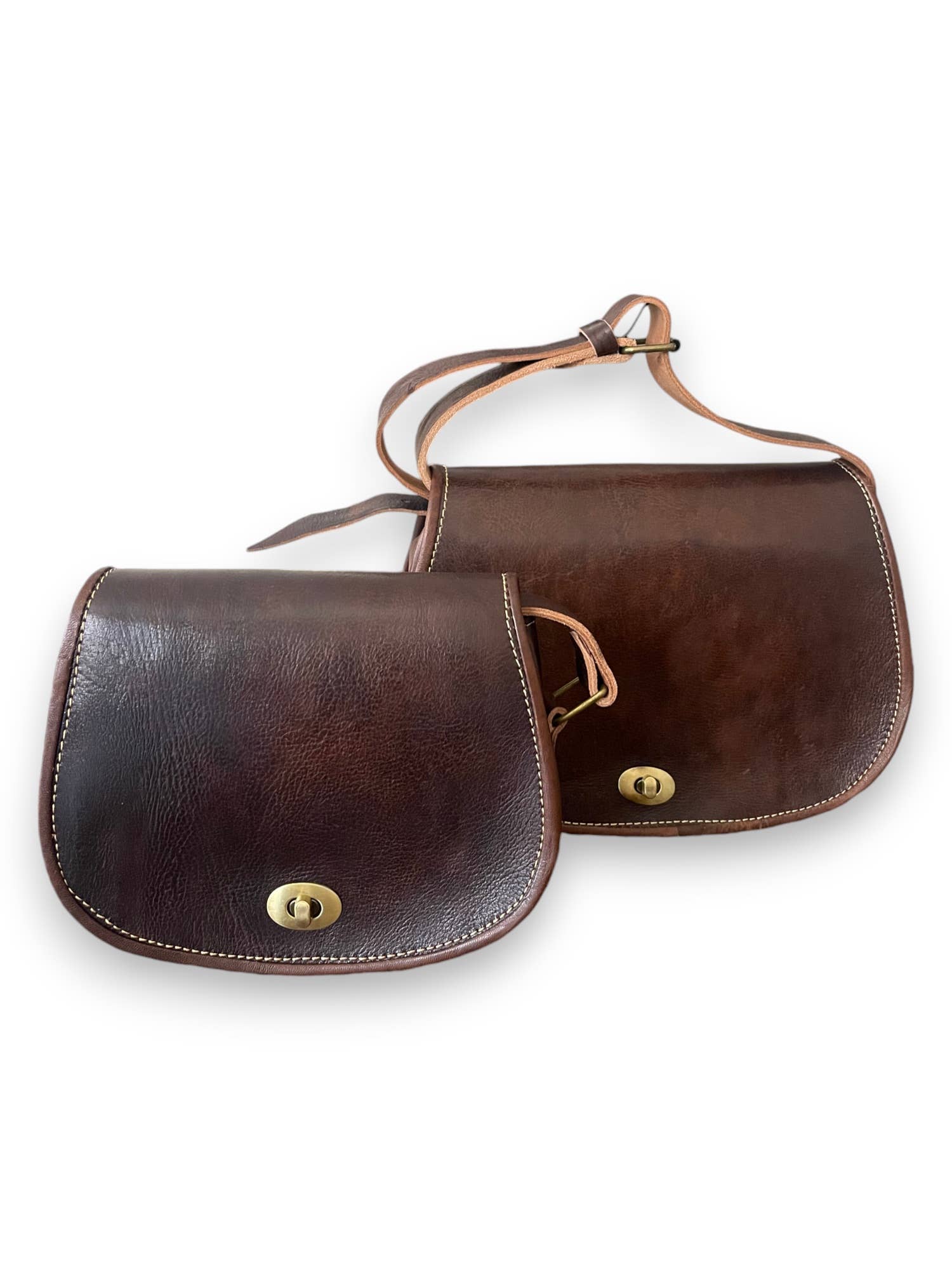 HandHappiness - Wholesale Crossbody Bag - Women's - Handmade Genuine Leather Saddle Bag For Women.5