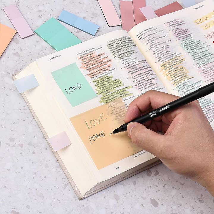 Mr. Pen - Wholesale Highlighter - Mr. Pen Bible Journaling Kit with 20 Prayer Cards5