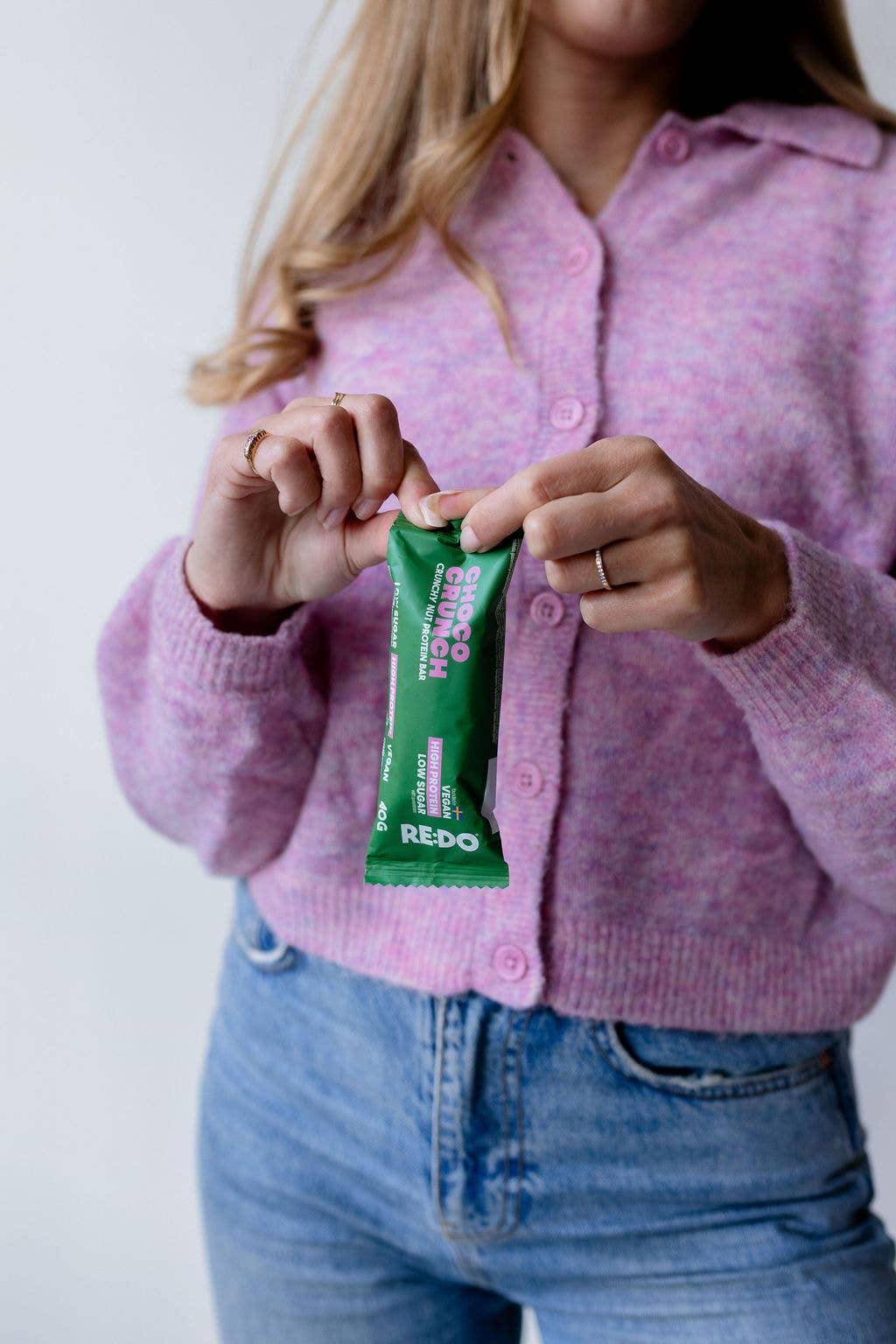 RE:DO Foods - Vendita all'ingrosso Barrette - RE:DO Barretta Croccante alle Nocciole I Vegana I 15 x 40g I Choco Crunch2