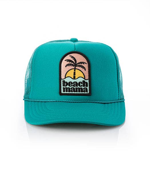 Local Beach – Großhandel Trucker-Cap – Damen – Beach Mama Patch Truckerhut5