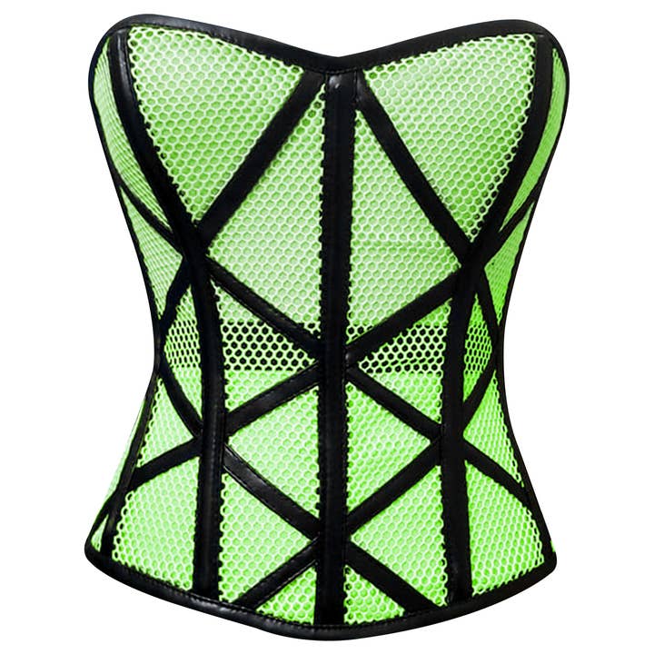 Corset en maille unique pour femme - Style gothique, sexy pour la vente par Attire Fashion Club