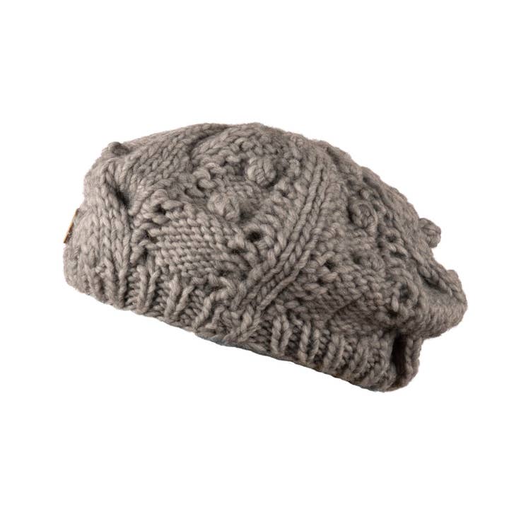 Aran Lace Kabel Beret Hat for engroshandel hos Eurostick
