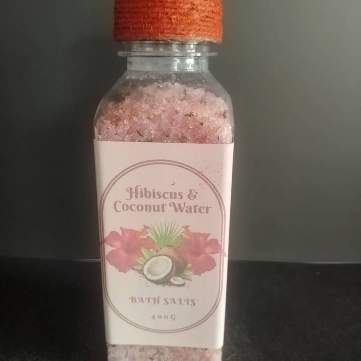 Hibiscus & Coconut — Bath Salts for wholesale by LLJ Creations