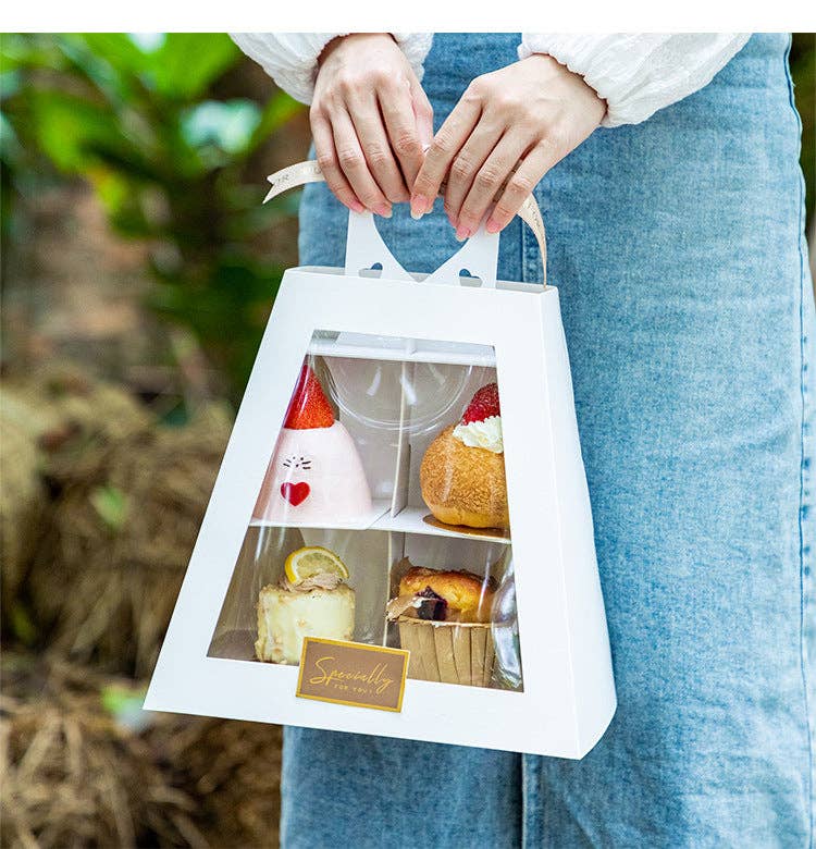 Elegant Design Supply - Wholesale Cake Stand - 2 Tiers Trapezoid Bakery / Cupcakes Dessert Stand1