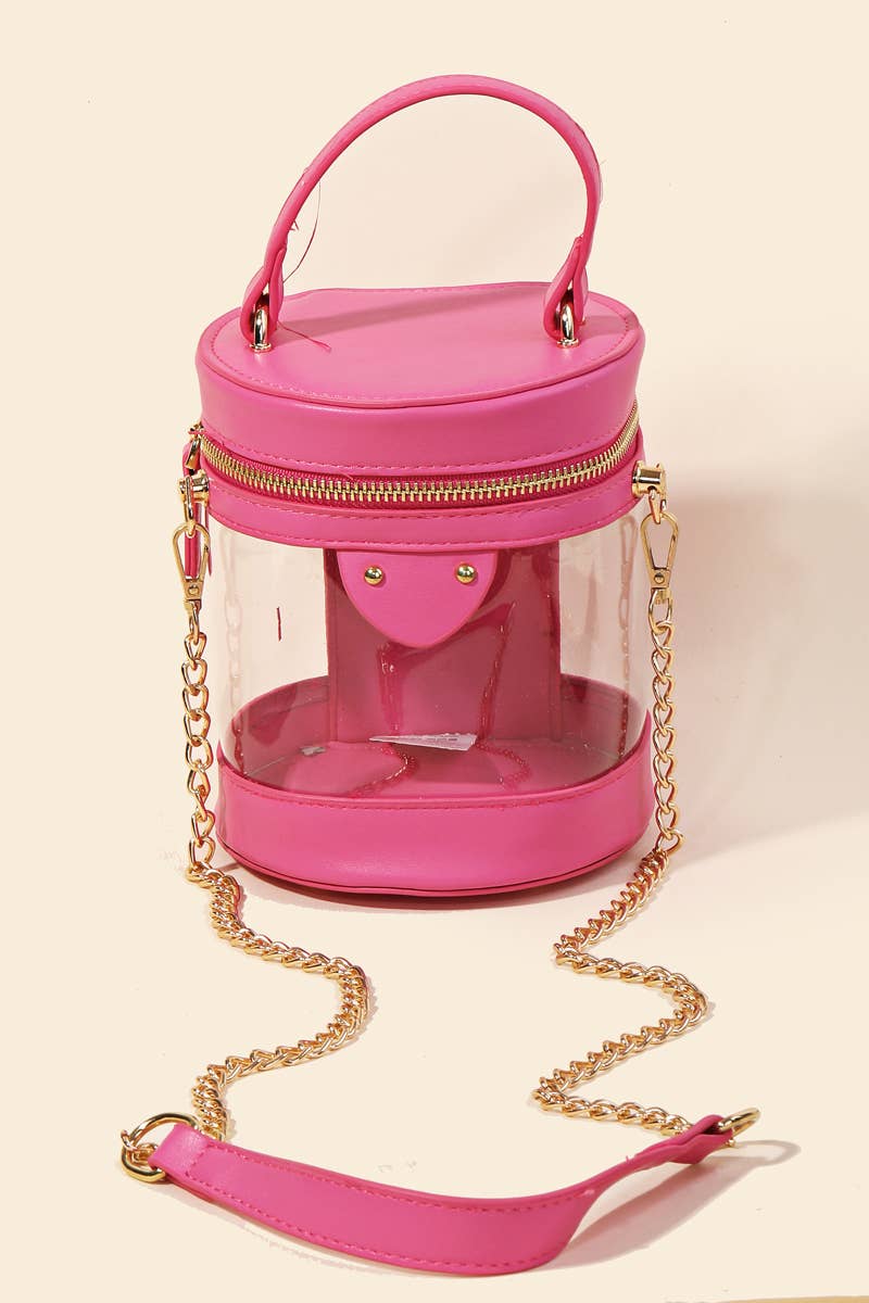 Anarchy Street - Vendita all'ingrosso Borsa a tracolla - Donna - Borsa a secchiello cilindrica in pelle liscia10