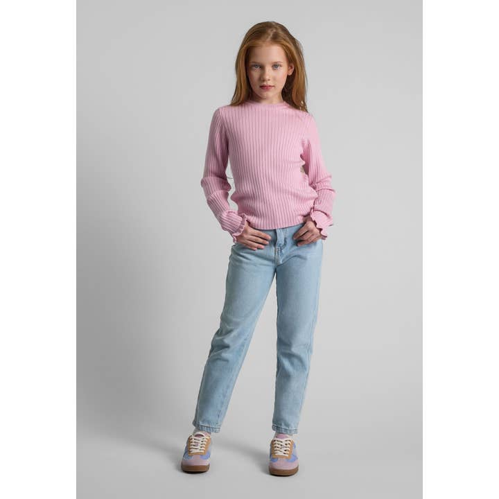 Pull à manches longues côtelé pour filles avec détail de poignets à volants et autres tendances Résultats pour pull cachemire sentier en vente B2B. Retours gratuits et paiement à 60 jours sur Faire sur Faire.