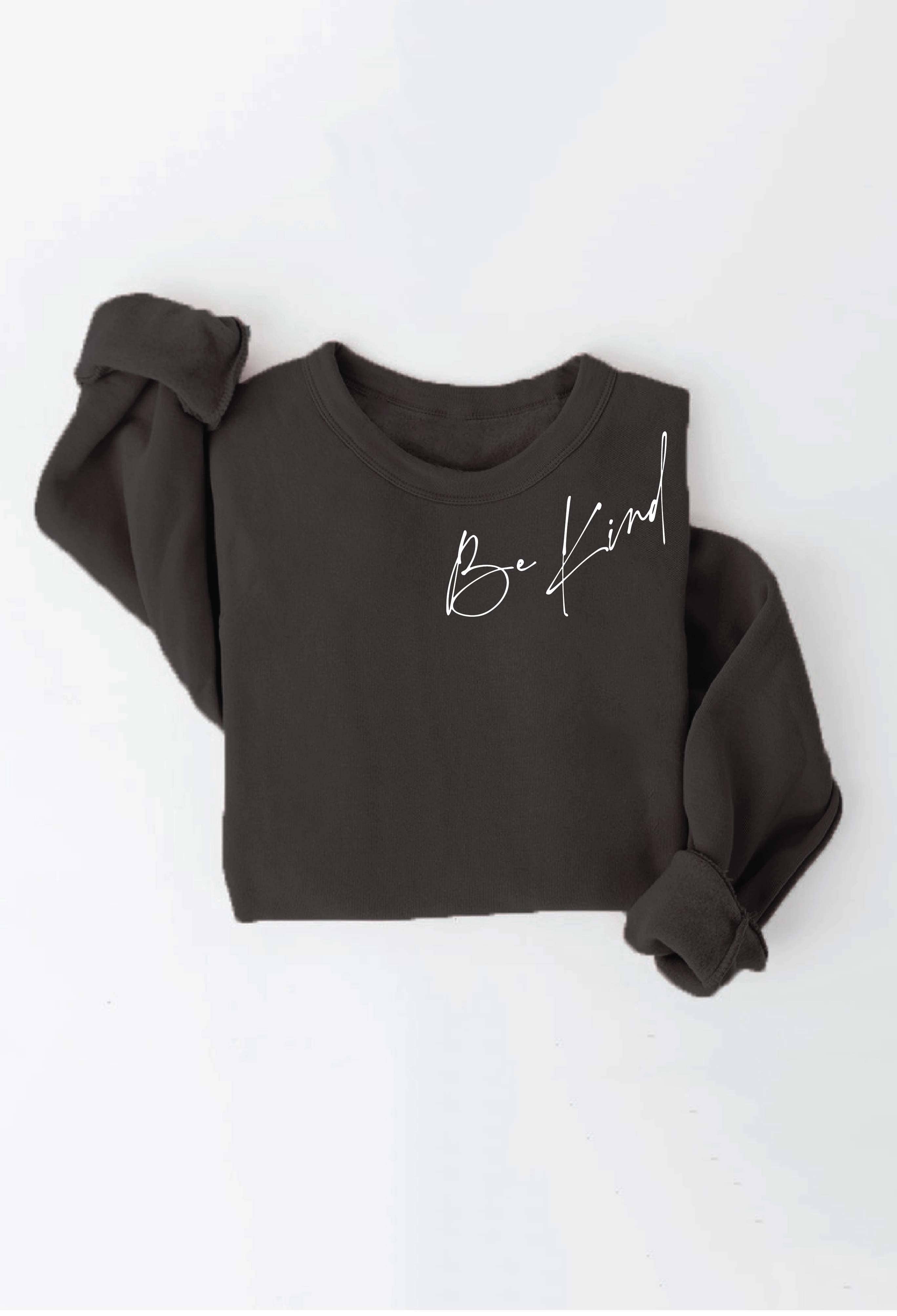 OAT COLLECTIVE - Vente Sweat-shirt à imprimés – femme - Sweat-shirt unisexe BE KIND en polaire2