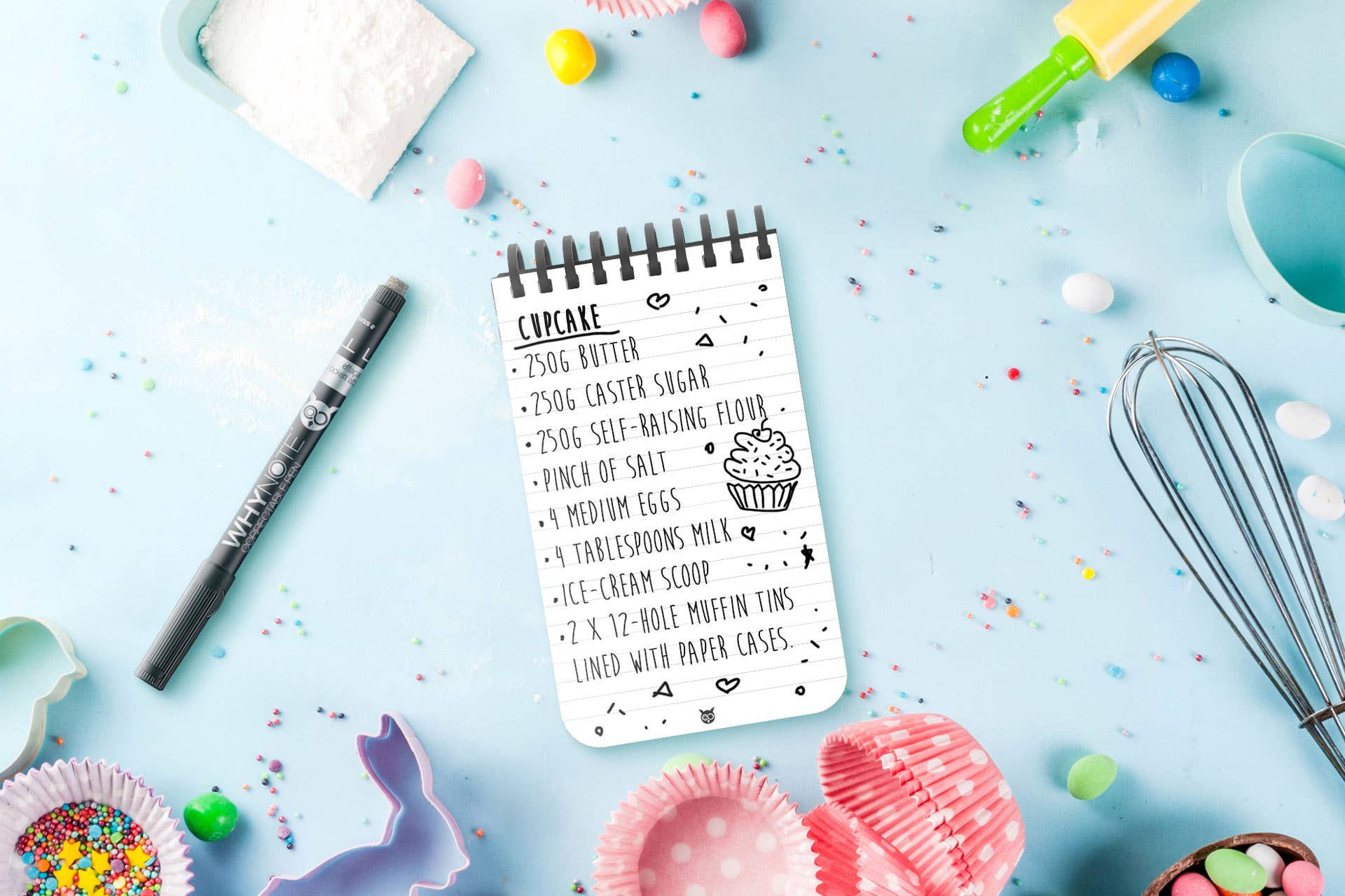 WhyNote Book - Wholesale Notebook - Reusable Notebook  - Pocket - French Bulldog1