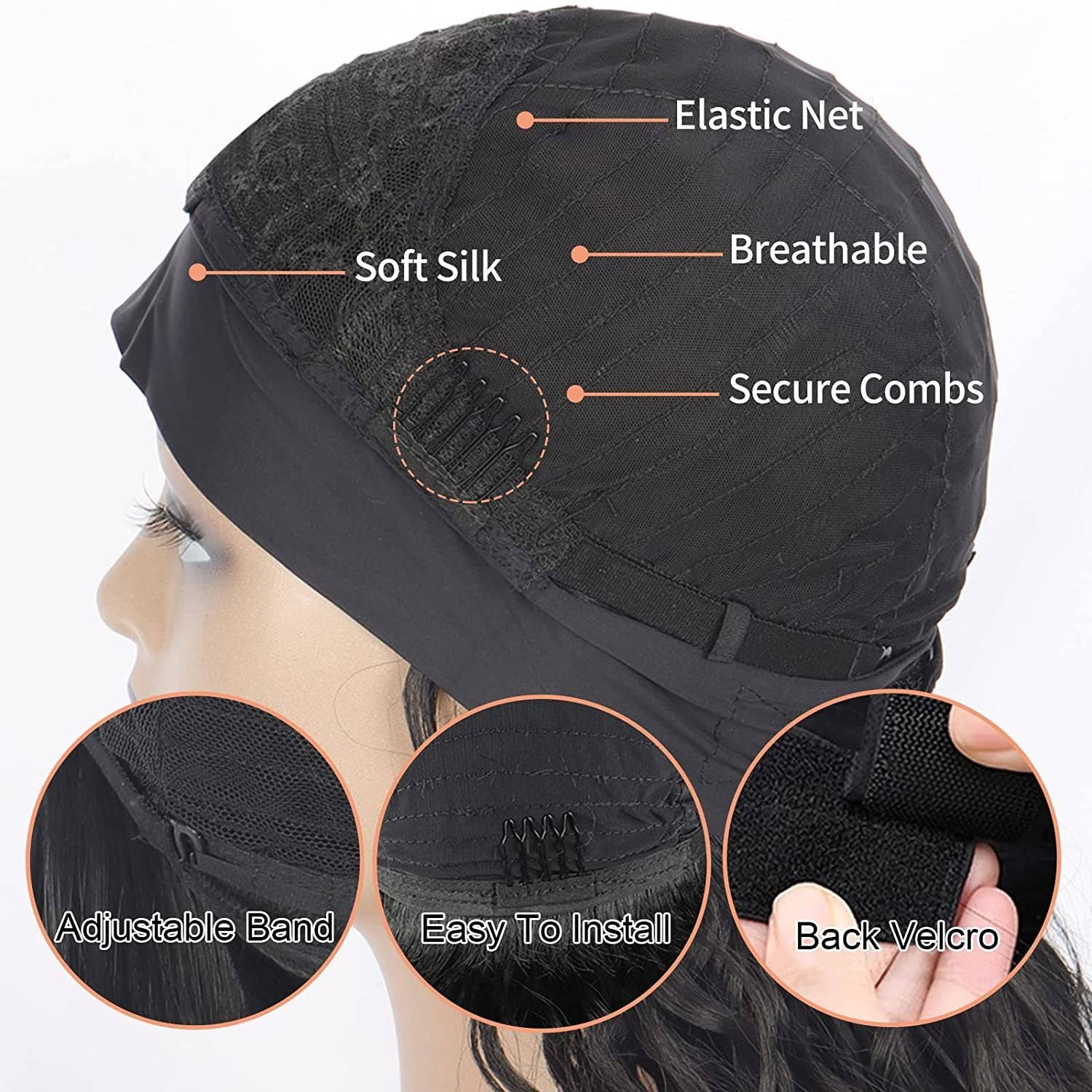 1# Parrucca con fascia per capelli corti e ricci in vendita all'ingrosso su Faire1