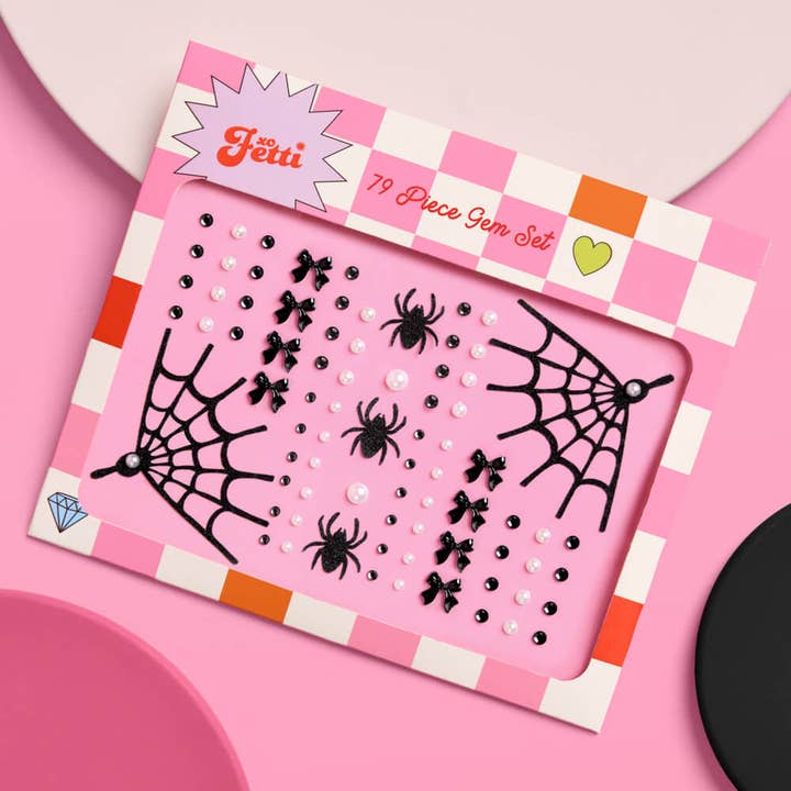 xo, Fetti - Wholesale Body Glitter/Shimmer - Romantic Horror Gem Set - 79 adhesive face gems, halloween, gothic3