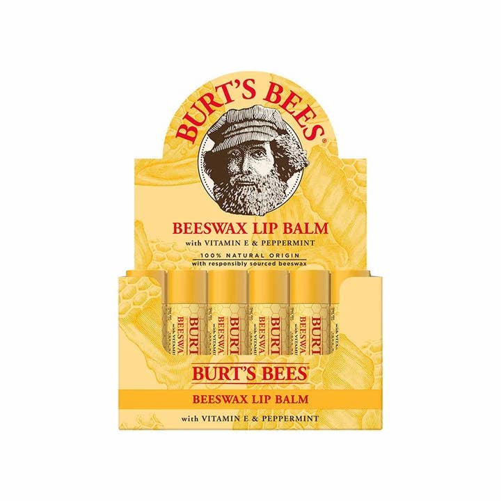 Original Beeswax Lip Balm Display, 36 ct for wholesale by Burt's Bees