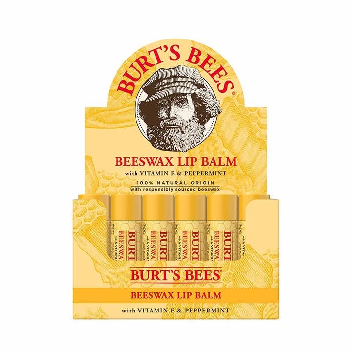 Original Beeswax Lip Balm Display, 36 ct for wholesale by Burt's Bees
