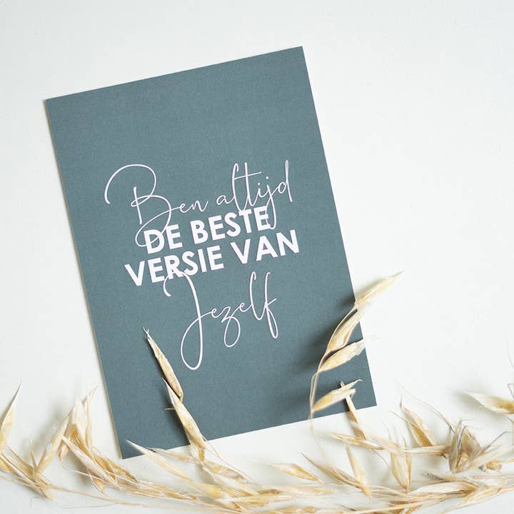 Map A6 - Always Be The Best Version Of Yourself for wholesale by MOODZ design