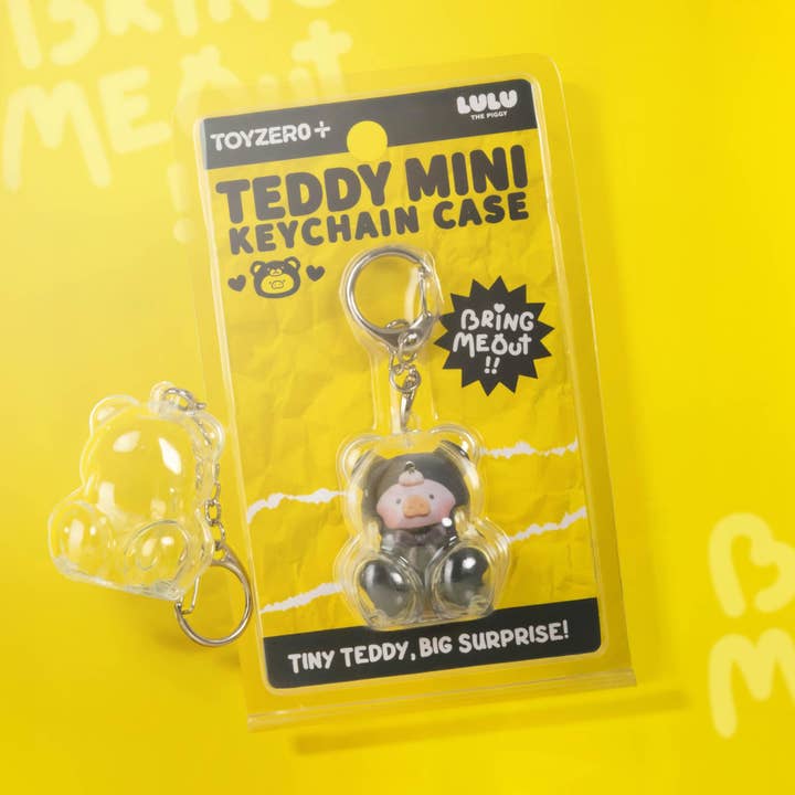 LuLu el Cerdito - Estuche Mini Llavero Teddy (Básico) para venta al por mayor de Joyify Pty Limited