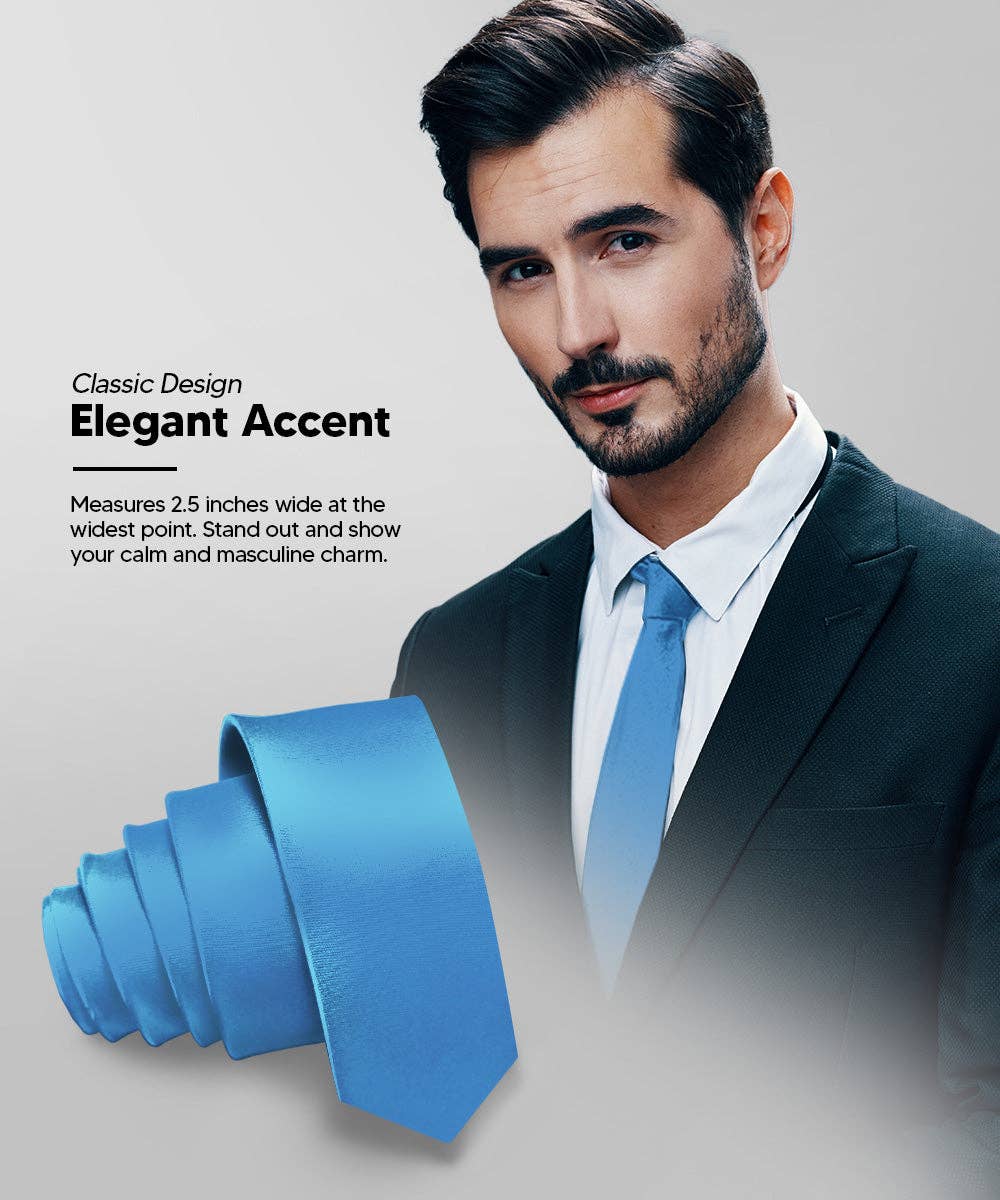 Dubal Brothers - Vente Cravate – homme - Cravate fine unie (4 paquets) par Vittorio Farina60