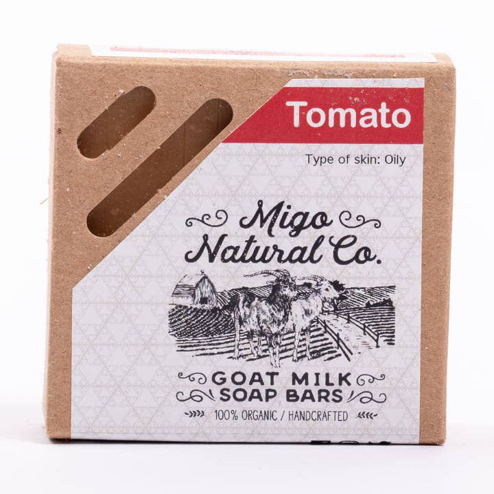 Tomato Soap for wholesale by Migo Natural Co.