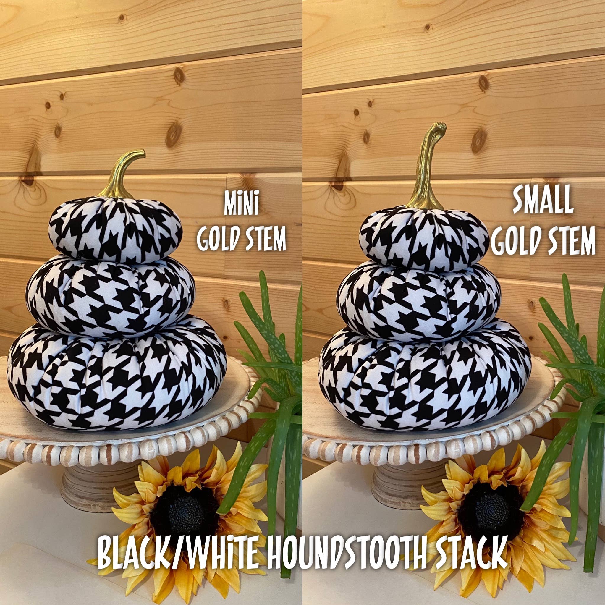 Leanne Bruce Co. - Wholesale Decorative Tabletop Object - Fabric Pumpkin Tiered Stacks Colorful Statement Centerpiece4