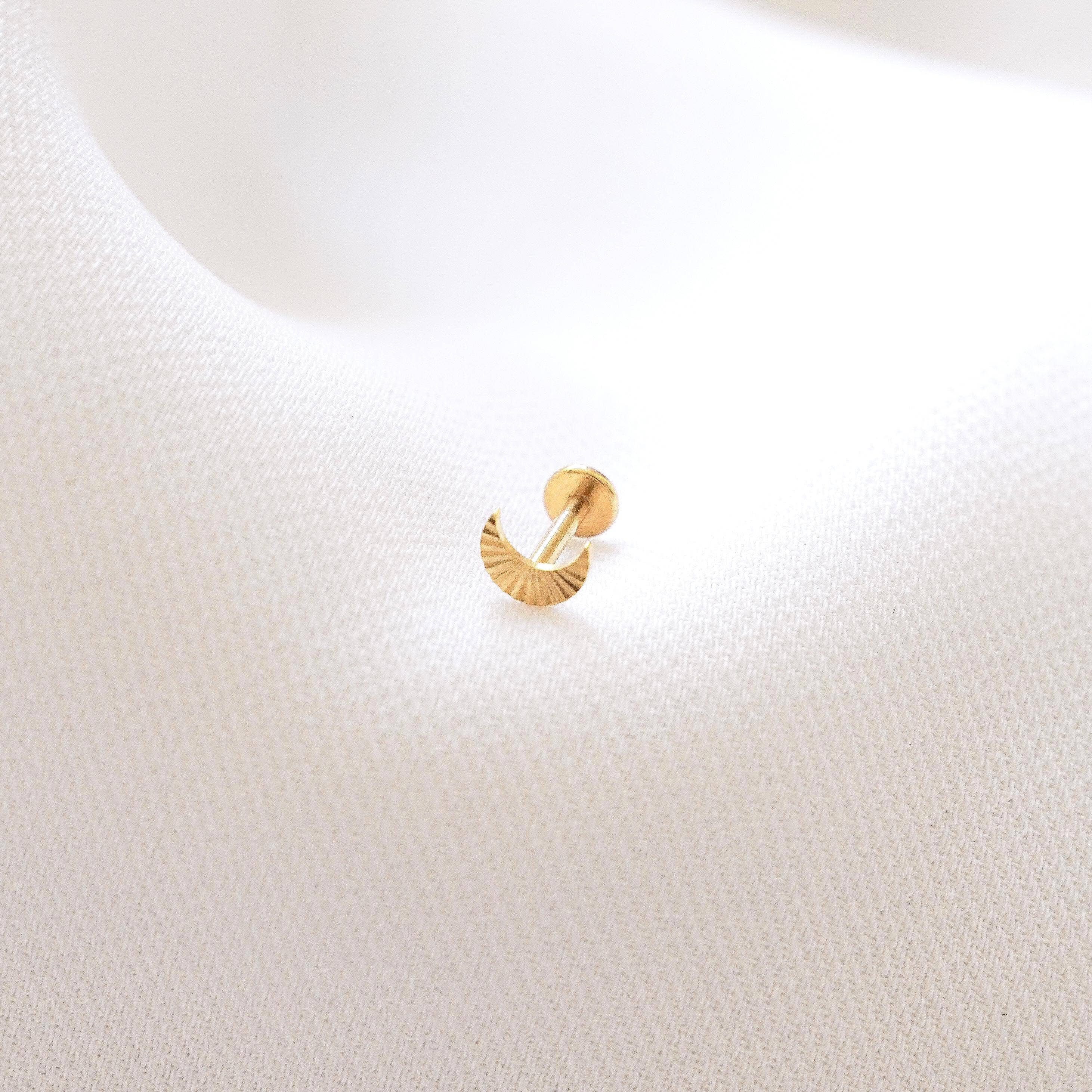 Victoire Collection – Großhandel Einzelohrring – Mondpiercing aus Edelstahl