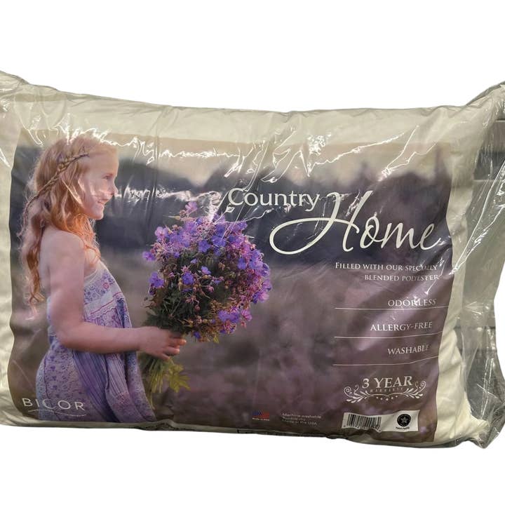 Borden Textile - Wholesale Bedding Pillow - King 20 x 36 Country Home Microfiber Pillow Pack of 8 24oz3