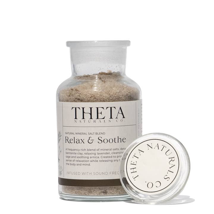 Relax & Soothe - Aromatherapy Bath Salts for wholesale by Theta Naturals Co.
