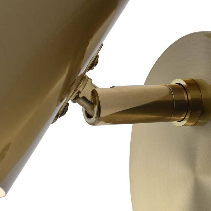 Nova of California - Wholesale Sconce - Culver Modern Brushed Brass Wall Sconce Light Fixture