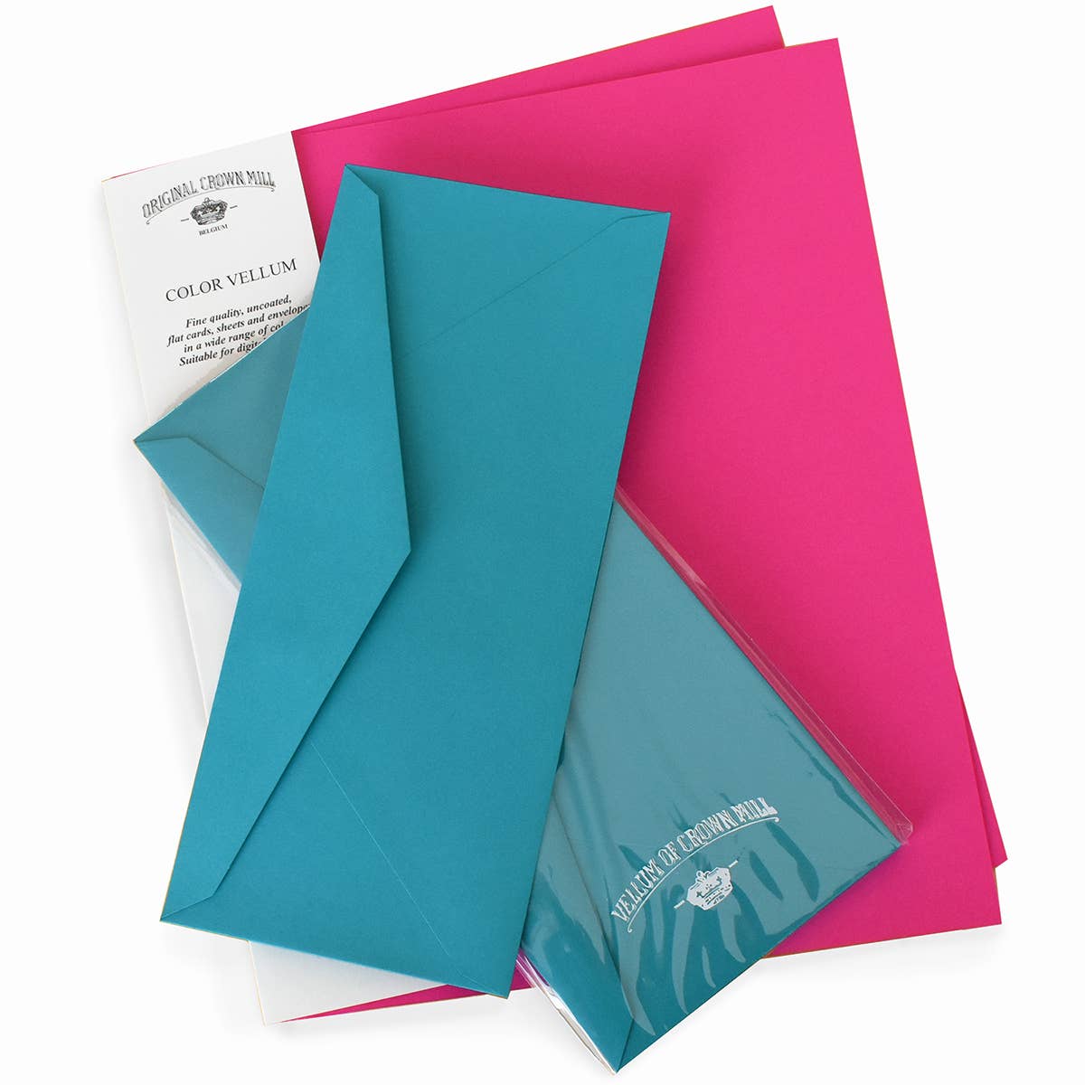 Orange Art/Creative Art Materials - Wholesale Stationery/Notecard Set - Original Crown Mill Color Vellum 8.5" X 11" Sheets8