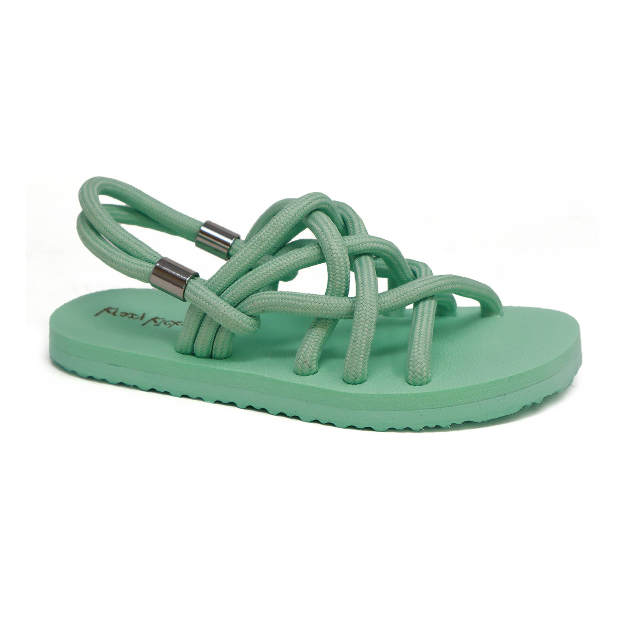 Yoki Girls - Wholesale Sandals - Kids - YOKI Girls Knotted Rope Sandals Lightweight Beach Slide1