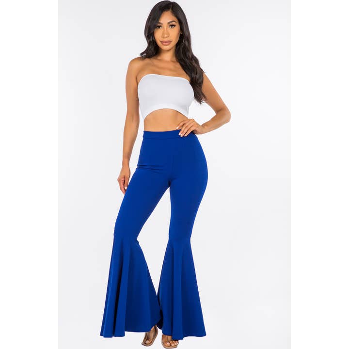 Uptown Apparel - Wholesale Pants - Women's - B10929 Bell Bottom Elegant Pants5