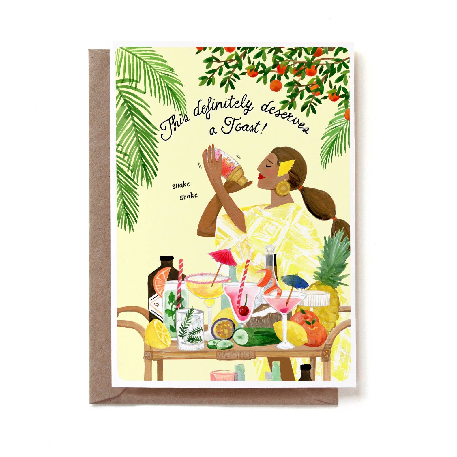 Reddish Design - Wholesale Birthday Card - Toast cocktail 0